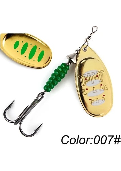 No.7 Tarzı 12.5g Fısh Kral Söğüt Yemi 8.4G12.5G14.7G Bakır Boyutu 3#-5# Br Tiz Kanca 2#-# Balıkçılık Cazibesi (Yurt Dışından)