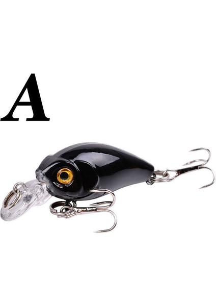 Bir Stil 1 Adet Minnow Balıkçılık Cazibesi 4.5cm 4g Batan Sert Yem Wobblers Jig Yem Crankbait Sazan Çizgili Bas Pesca Olta Takımı Swimbait (Yurt Dışından)
