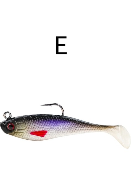 E Tarzı 9g 9g Swimbait Jig Kürek Kuyruk Cazibesi Silikon Yem Yumuşak Cazibesi Kıvırcık Solucan Yumuşak Cazibesi Solucan Yemler Tek Daire Kuyruk Tek Yapay (Yurt Dışından)