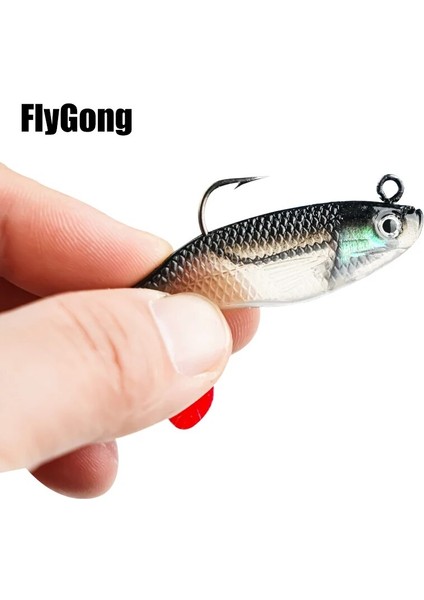 E Tarzı 9g 9g Swimbait Jig Kürek Kuyruk Cazibesi Silikon Yem Yumuşak Cazibesi Kıvırcık Solucan Yumuşak Cazibesi Solucan Yemler Tek Daire Kuyruk Tek Yapay (Yurt Dışından)