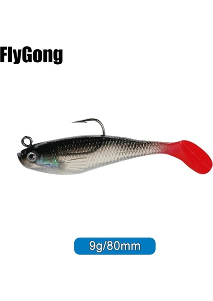 E Tarzı 9g 9g Swimbait Jig Kürek Kuyruk Cazibesi Silikon Yem Yumuşak Cazibesi Kıvırcık Solucan Yumuşak Cazibesi Solucan Yemler Tek Daire Kuyruk Tek Yapay (Yurt Dışından)