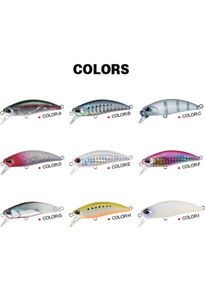 Bir Stil 4.8 cm 4.3g Balıkçılık Cazibesi Minnow Wobbler Spearhead 48HS Ağır Batan Jerkbait Swimbait Yapay Sert Yem Alabalık Yem Bas Yem (Yurt Dışından) fırsatları