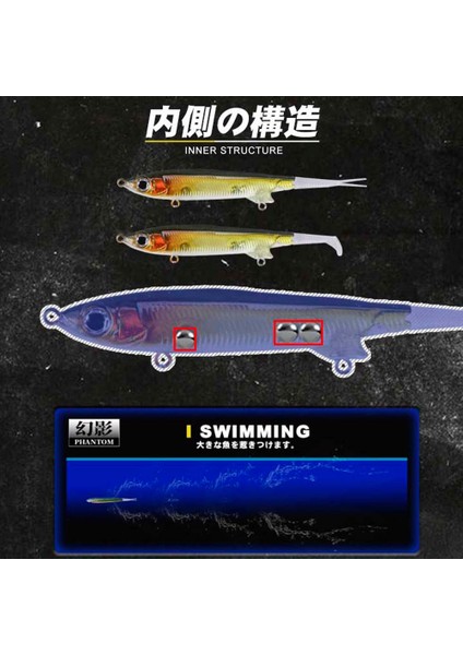 No.3 Tarzı 65 mm D1 Askı Kalem Balıkçılık Cazibesi G Jerkbait Üst Su Uzun Döküm Yemler Sweetfish Balıkçılık Ürünleri Bas Plastik Yürüteç (Yurt Dışından)