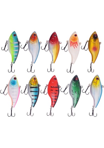 H Tarzı 1 Pc Titreşim Batan Vıb Balıkçılık Cazibesi 7.2 cm 18G Dudaksız Crankbait Yapay Sert Yem Tüm Derinlik Kış Pike Bas Kış Mücadele (Yurt Dışından) fırsatları