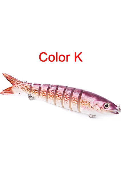 K Tarzı G Balıkçılık Cazibesi Eklemli Batan Wobbler Pike Swimbait Crankbait Alabalık Bas Balıkçılık Aksesuarları Mücadele Yem Pesca (Yurt Dışından)