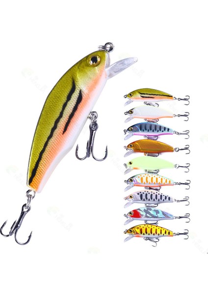 No.2 Tarzı 1 Pc G Smith Batan Minnow Wobblers Balıkçılık Lures Alabalık Yapay Plastik Sert Yem Jerkbaits Peche Bas Sazan Balıkçılık (Yurt Dışından) modelleri