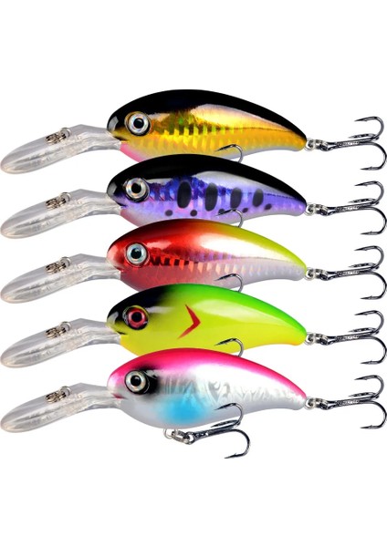 No5 Tarzı 1 Adet Minnow Balıkçılık Cazibesi G Topwater Sert Yem Wobbler Jig Yem Crankbait Sazan Çizgili Bas Pesca Olta Takımı Swimbait (Yurt Dışından) fırsatları