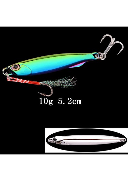 Kancalı B5 Tarzı Oon Metal Jigs Gümüş Balıkçılık Lures Kancalar ile 7g 10G 15G 20G 30G 40G Elektroliz Balıkçılık Lures Yem Uskumru Bas (Yurt Dışından)