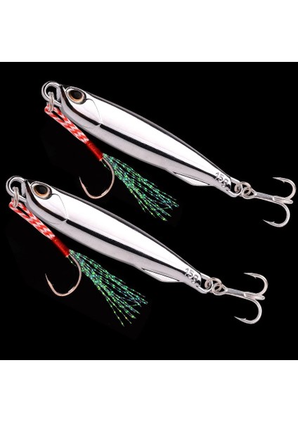 Kancalı B5 Tarzı Oon Metal Jigs Gümüş Balıkçılık Lures Kancalar ile 7g 10G 15G 20G 30G 40G Elektroliz Balıkçılık Lures Yem Uskumru Bas (Yurt Dışından)