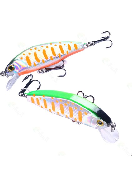 No.9 Stili 1 Pc G Smith Batan Minnow Wobblers Balıkçılık Lures Alabalık Yapay Plastik Sert Yem Jerkbaits Peche Bas Sazan Balıkçılık (Yurt Dışından) fiyatları