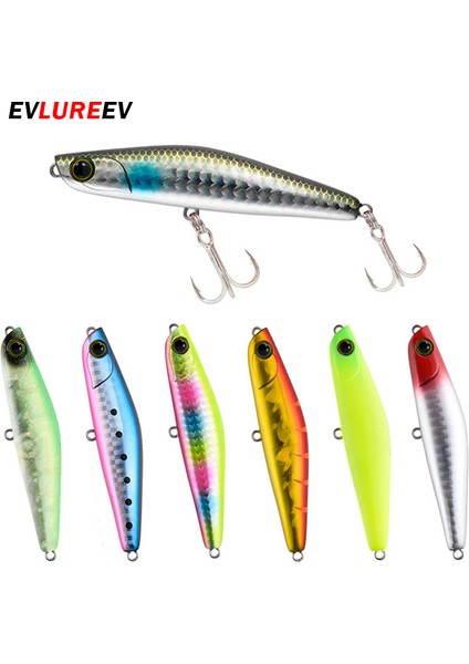 Bir Stil Uzun Atış Yavaş Yavaş Batan Minnow Tuzlu Su Balıkçılık Cazibesi G Büyük Alabalık Pike Nehir Gölü Sert Yemler Jerkbait Kalem (Yurt Dışından)