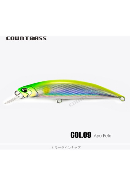 No.9 Stili 70MM Countbaking Minnow Sert Yemler Balıkçılık Yemleri Sallananlar Crankbaits Levrek Leurre Balıkçı Yemi (Yurt Dışından)