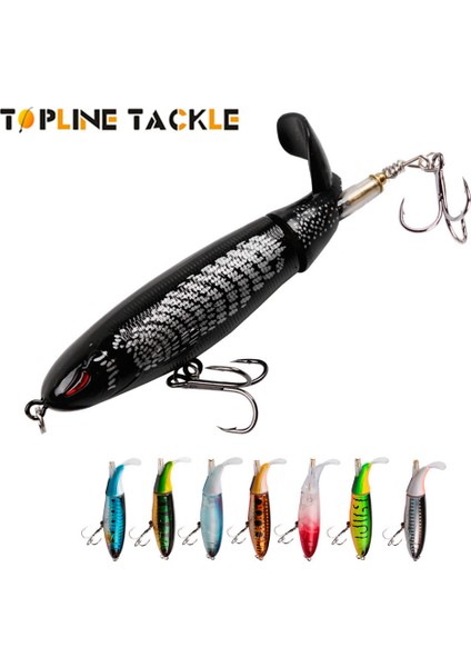 Tlg Shop No.6 Stili 36G Topline Whopper Plopper Topwater Balıkçılık Cazibesi 13G15G36G Yüzen Cazibesi Trolling Crankbait Pike Sert Yemler Yapay Yemler (Yurt Dışından)