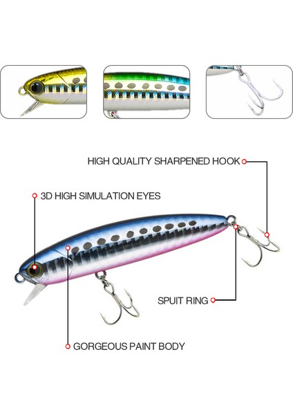 E Tarzı 2021 Minnow Balıkçılık Cazibesi Yem Ağırlıkları 13GCM Kış Mücadele Pesca Tuzlu Su Lures Articulos De Pesca Isca Yapay Sahte Balık (Yurt Dışından) modelleri