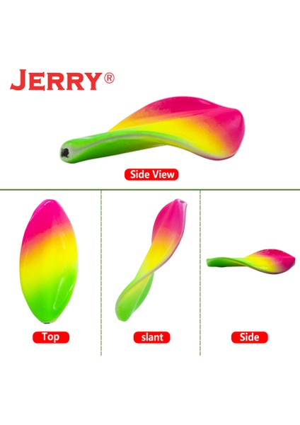 T186 Tarzı 2.4g Jerry Xuanwu Twisted Inline Kaşık Twister Alabalık Balıkçılık Lures Tengsten Bölgesi Göl Vahşi Akıntı (Yurt Dışından) modelleri