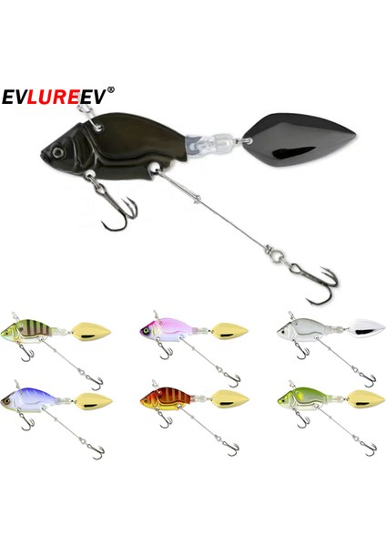 C Tarzı Yenı Dönen Metal Vıb Titreşim Yem Kaşık Balıkçılık Lures 13.6g 4.4 cm Jigs Alabalık Kış Balıkçılık Sert Yemler Pesca Mücadele (Yurt Dışından) fiyatları