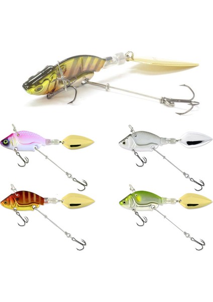 C Tarzı Yenı Dönen Metal Vıb Titreşim Yem Kaşık Balıkçılık Lures 13.6g 4.4 cm Jigs Alabalık Kış Balıkçılık Sert Yemler Pesca Mücadele (Yurt Dışından) indirimleri