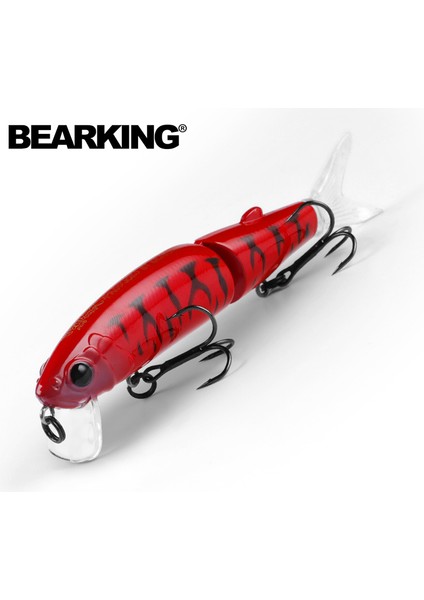 Ben Tarzım Bearking 11.3cg Sıcak Balıkçılık Cazibesi Minnow Li Profesyonel Yem Yüzmek Yem Eklemli Yem Donanımlı Siyah Veya Beyaz Kanca (Yurt Dışından)