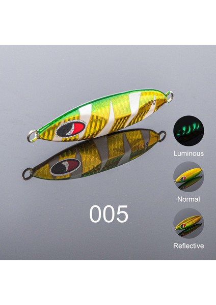 No.5 Tarzı 80G Noeby Deniz Balıkçılık Mastarı Cazibesi 60G 80G Yavaş Jig Metal Jig Cazibesi Kaşık Yapay Sert Yem Deniz Balıkçılık Mücadele Lures (Yurt Dışından)