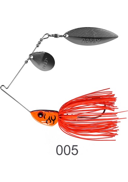 No.5 Tarzı 10.5g Noeby Erbait 10.5g 14G 21G 28G Çift Söğüt Bıçak Iğne Stinger Kanca Kaşık Tel Yem Bas Pike Metal Jig Balıkçılık Cazibesi (Yurt Dışından)