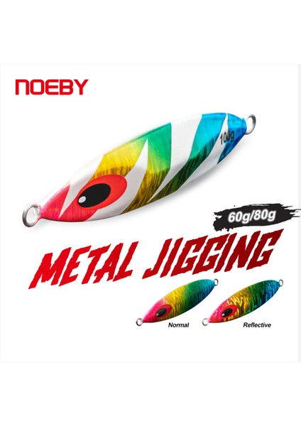 No.3 Tarzı 60G Noeby Deniz Balıkçılık Mastarı Cazibesi 60G 80G Yavaş Jig Metal Jig Cazibesi Kaşık Yapay Sert Yem Deniz Balıkçılık Mücadele Lures (Yurt Dışından) fiyatları