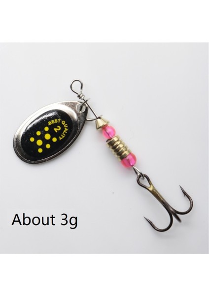 E Tarzı G Lures Kaşık Balıkçılık Lures Wobblers Crankbaits Jig Metal Pullu Alabalık Kaşık Kancalı Sert Yem Sazan Balıkçılık Yemi (Yurt Dışından)