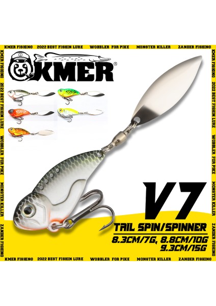 V4-F Tarzı 7g Kmer Kuyruk G Balıkçılık Lures Jig Er Spinjig Vıb Pike Walleye Için Batan Kancalar Kış Ekipmanları Aksesuarları Mücadele (Yurt Dışından) fiyatları