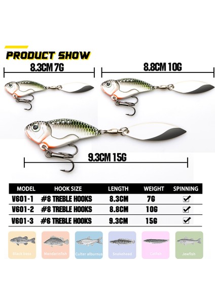 V4-F Tarzı 7g Kmer Kuyruk G Balıkçılık Lures Jig Er Spinjig Vıb Pike Walleye Için Batan Kancalar Kış Ekipmanları Aksesuarları Mücadele (Yurt Dışından) indirimleri