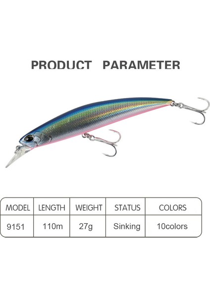 J Tarzı Yeni Minnow Balıkçılık Cazibesi G Peche Trolling Isca Yapay Sert Yem Crankbait Levrek Sazan Wobbler Olta Takımı (Yurt Dışından) modelleri