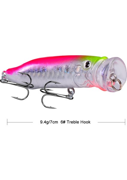 No.3 Tarzı Opper Balıkçılık Cazibesi 7 cm 9.4g Topwater Sert Yapay Plastik Yem Bas Wobblers Crankbait Pesca Sazan Olta Takımı (Yurt Dışından) fırsatları