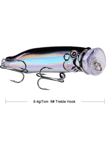 No.3 Tarzı Opper Balıkçılık Cazibesi 7 cm 9.4g Topwater Sert Yapay Plastik Yem Bas Wobblers Crankbait Pesca Sazan Olta Takımı (Yurt Dışından) indirimleri