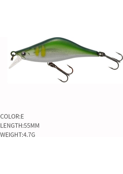 E Tarzı G Batan Balıkçılık Cazibesi Mini Minnow Japon Pesca Isca Yapay Alabalık Sazan Balıkçılık Minnow Sert Yem (Yurt Dışından)