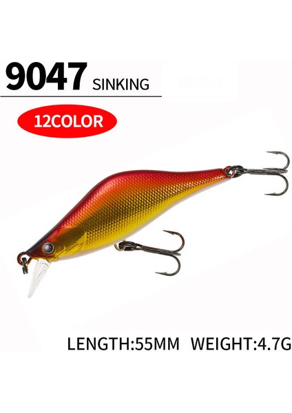 E Tarzı G Batan Balıkçılık Cazibesi Mini Minnow Japon Pesca Isca Yapay Alabalık Sazan Balıkçılık Minnow Sert Yem (Yurt Dışından) modelleri