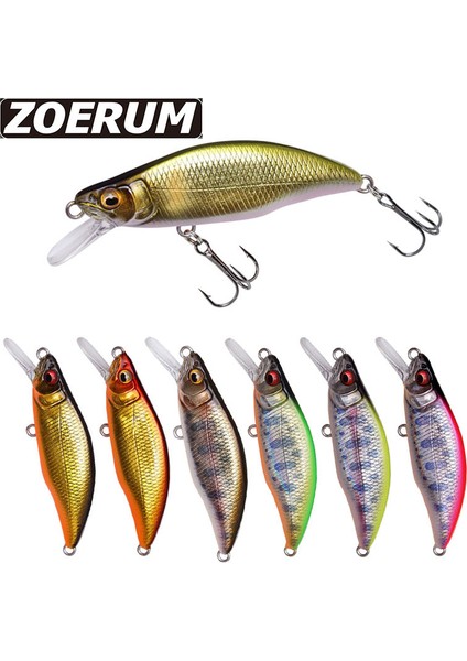 Bir Stil 4.2g 5.1 cm Minnow Balıkçılık Cazibesi Japonya Crankbait Mini Wobbler Batan Jerk Jerkbait Alabalık Cazibesi Sert Yapay Balık Yemi Pesca (Yurt Dışından) modelleri