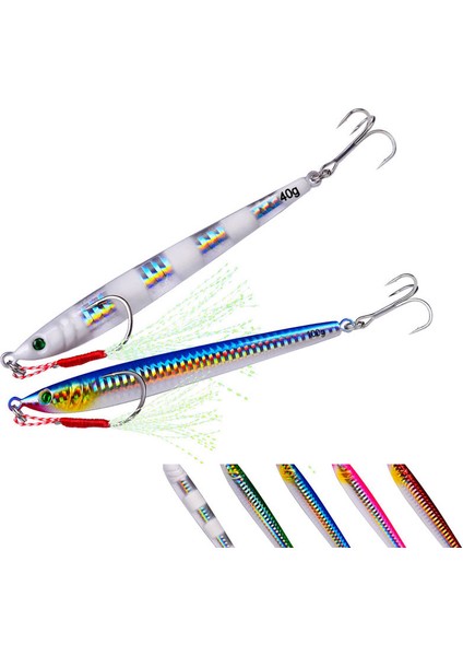 E-2 Kanca Stili 10G 1 Adet Yavaş Uzun Metal Jig Balıkçılık Cazibesi G Döküm Jig Kaşık Yapay Kıyı Balık Yemi Levrek Balıkçılık (Yurt Dışından)