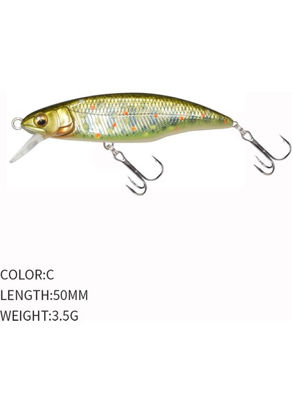 K Tarzı 1 Adet G Balıkçılık Yem Batan Minnow Alabalık Pike Cazibesi Isca Yapay Balık Cazibesi Pesca Olta Takımı Sert Yem Minow 9101 (Yurt Dışından) fırsatları