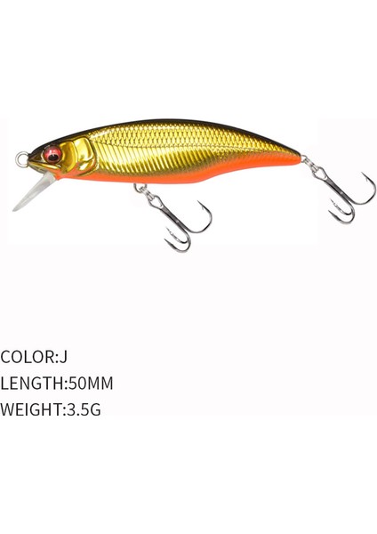 K Tarzı 1 Adet G Balıkçılık Yem Batan Minnow Alabalık Pike Cazibesi Isca Yapay Balık Cazibesi Pesca Olta Takımı Sert Yem Minow 9101 (Yurt Dışından) indirimleri