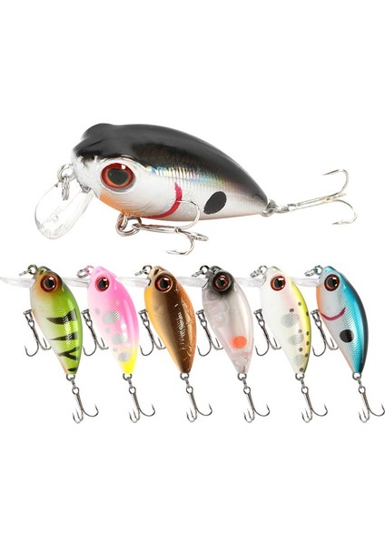 B Tarzı Küçük Yağ Lures Krank Yapay Yem Deniz Swimbait Topwater Eter Sert Yem Kancalar ile Olta Takımı Sahte Yemler (Yurt Dışından)