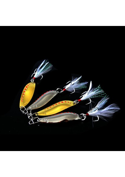 Altın Tarzı 7.5g 7.g Altın Gümüş Metal Vıb Lures Tüy Kan Yuvası Kanca Kaşık Cazibesi Balıkçılık Yem Bas Yapay Yaprak Sert Yem (Yurt Dışından)