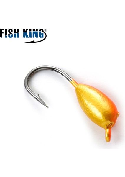 No.1 Stili 1.0g Balık Kral Ack Kış Buz Balıkçılık Cazibesi 1.0g.5g.8g Yumuşak Yem Jig Kafa Küçük Buz Balıkçılık Kanca Cazibesi Solucan (Yurt Dışından) fırsatları