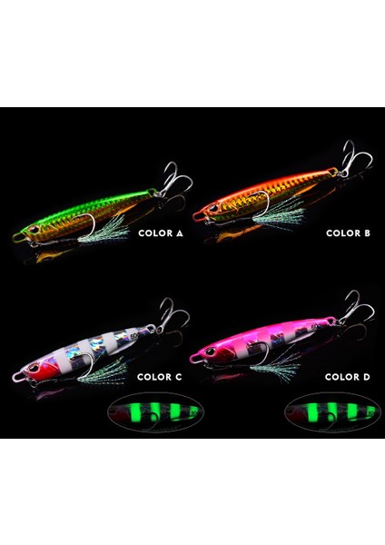 C Tarzı 50 Gram Sıcak Metal Jig Balıkçılık Cazibesi Ağırlıkları Trolling Sert Yem Bas Balıkçılık Yem Alabalık Mücadele Jig Cazibesi Jigs Tuzlu Su Lures (Yurt Dışından) fırsatları