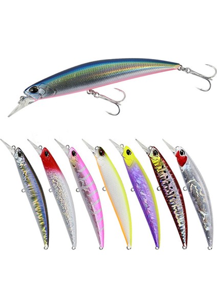H Tarzı Yeni Minnow Balıkçılık Cazibesi G Peche Trolling Isca Yapay Sert Yem Crankbait Levrek Sazan Wobbler Olta Takımı (Yurt Dışından) fiyatları