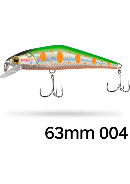 No.4 Stili D1 Nehir Alabalık Cazibesi Batan Minnow Balıkçılık Yem Yapay Sert Wobblers Jerkbait Crankbait Bas Pesca Mücadele (Yurt Dışından)