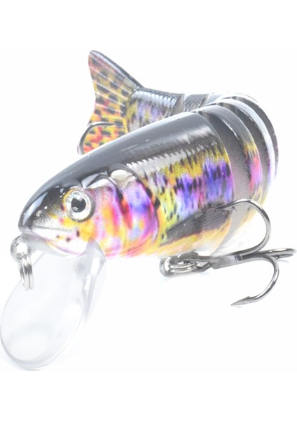 HS014-Q-135MM Tarzı G Batan 8 Segements Çok Eklemli Swimbait Minnow Balıkçılık Lures Mandarin Fke Levrek Deniz Gölleri Nehir Göletinde (Yurt Dışından) fiyatları