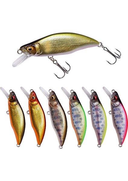F Tarzı 2022 Yenı G Mking Minnow Balıkçılık Lures Jerkbaits Peche Yapay Yem Wobbler Cazibesi Alabalık Bas Sazan Balıkçılık (Yurt Dışından) fırsatları