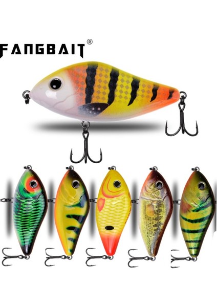 K Tarzı 60MM-15G Fangbait Balıkçılık Pike Yemleri Kaydırıcı Pislik Yalpalama Çıngırak 6 cm Yavaş Batan Yüksek Sesli Jerkbaits Tam Aralıklı Pike Misk Yemi (Yurt Dışından) fiyatları