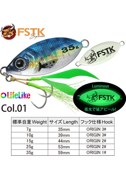 Renk1 Stili 35G Metal Jig Balıkçılık Cazibesi Yavaş Pitch Jig Yaprak 15G 25G 35G Kıyı Döküm Jig Kaşık Bas Balıkçılık Yem Alabalık Tuzlu Su Jig Lures (Yurt Dışından)