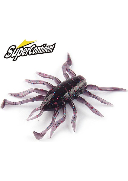 H Tarzı 38MM12 ADET1.42G Upercontinent Lot Su Örümcek Silikon Lures Worg Balıkçılık Lures Çekici Karides Kokusu Tuz Wobbler (Yurt Dışından) modelleri