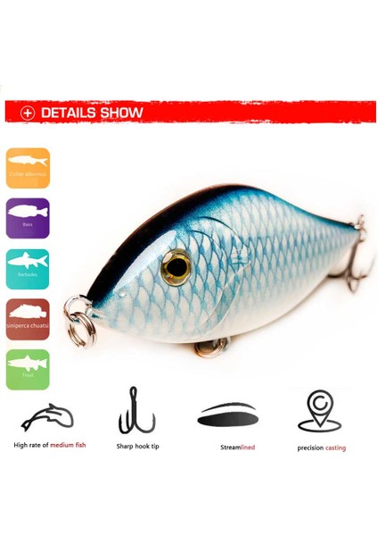 JKB070-09 Stili 2021 Yeni Gelen 10CM 45G Slayt Jerkbait Balıkçılık Isca Yapay Yemler Wobbler Crankbaits Olta Takımı Yemler Lures (Yurt Dışından) modelleri