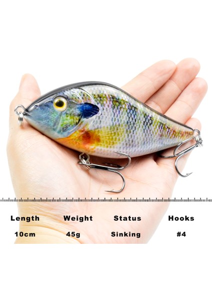 JKB070-09 Stili 2021 Yeni Gelen 10CM 45G Slayt Jerkbait Balıkçılık Isca Yapay Yemler Wobbler Crankbaits Olta Takımı Yemler Lures (Yurt Dışından) indirimleri
